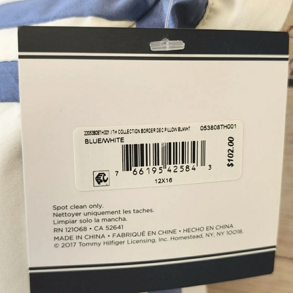Tommy Hilfiger Coussin Accent Pillow, New - Picture 4 of 7